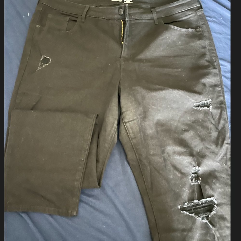 OLD NAVY Power Slim Straight High Rise